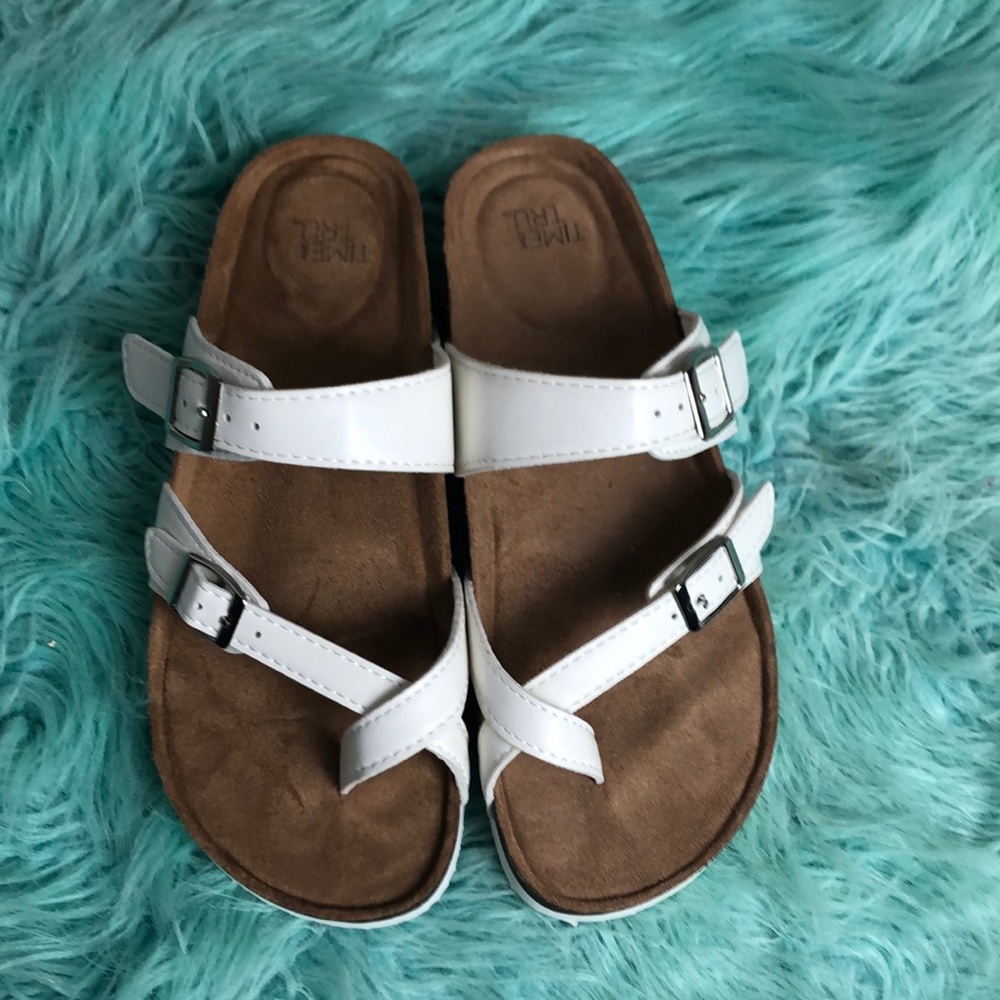 Cute white sandals